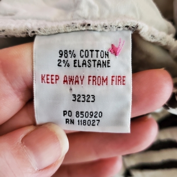 K1240 * Mini Boden Girls Zebra Animal Print Bootcut Pants Black White 3 Years - Picture 4 of 5